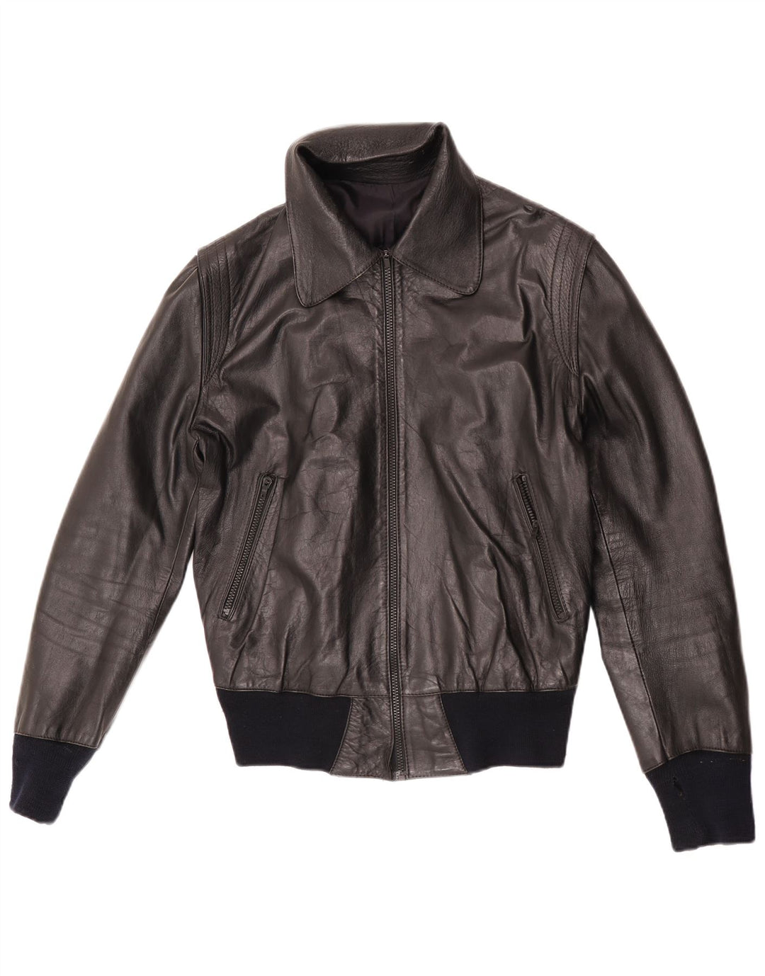 Veste Bomber Homme Vintage UK 34 XS Noir