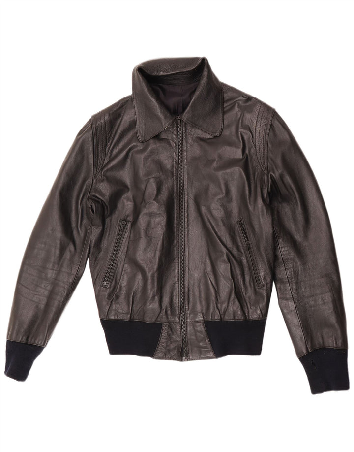 Veste Bomber Homme Vintage UK 34 XS Noir
