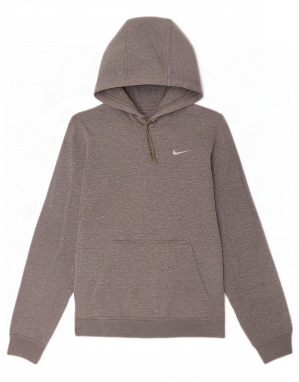 Nike Pull à capuche pour homme en coton moucheté Gris Taille S