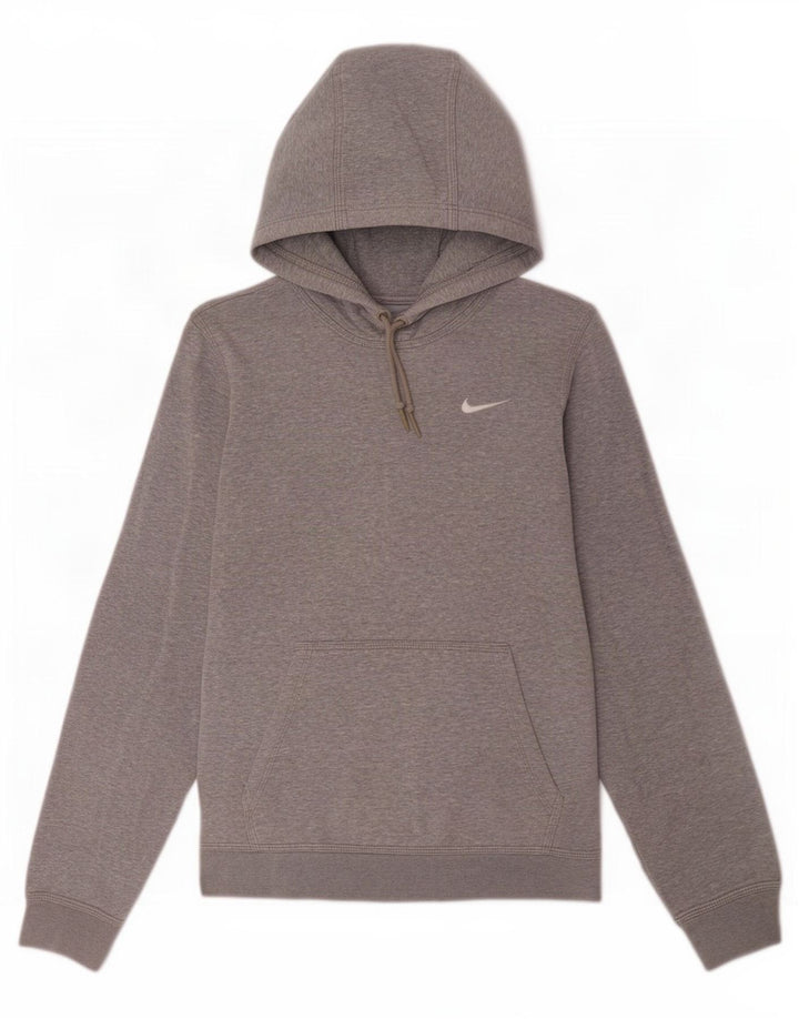 Nike Pull à capuche pour homme en coton moucheté Gris Taille S