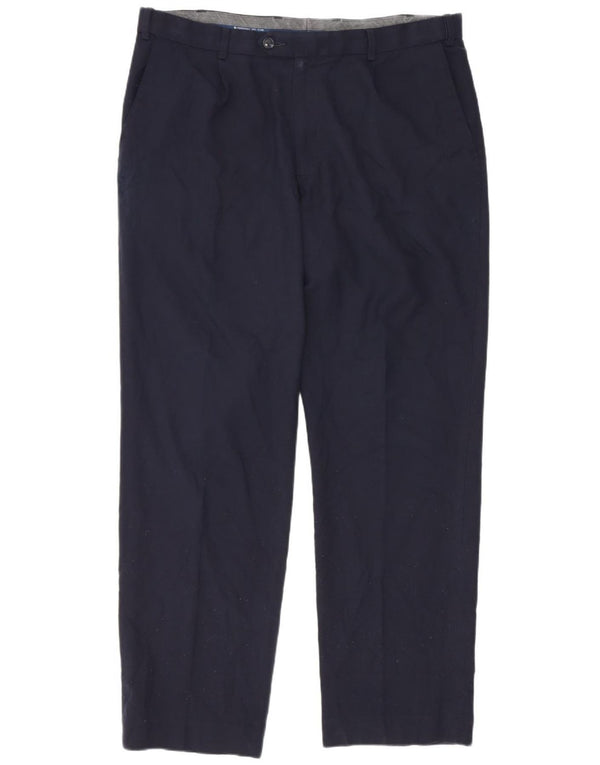 Marks & Spencer Pantalon de costume coupe classique pour homme W36 L31 en laine bleu marine