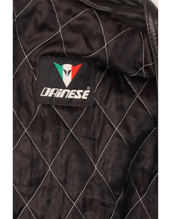 Dainese Veste en Cuir Homme IT 52 Grand Cuir Noir