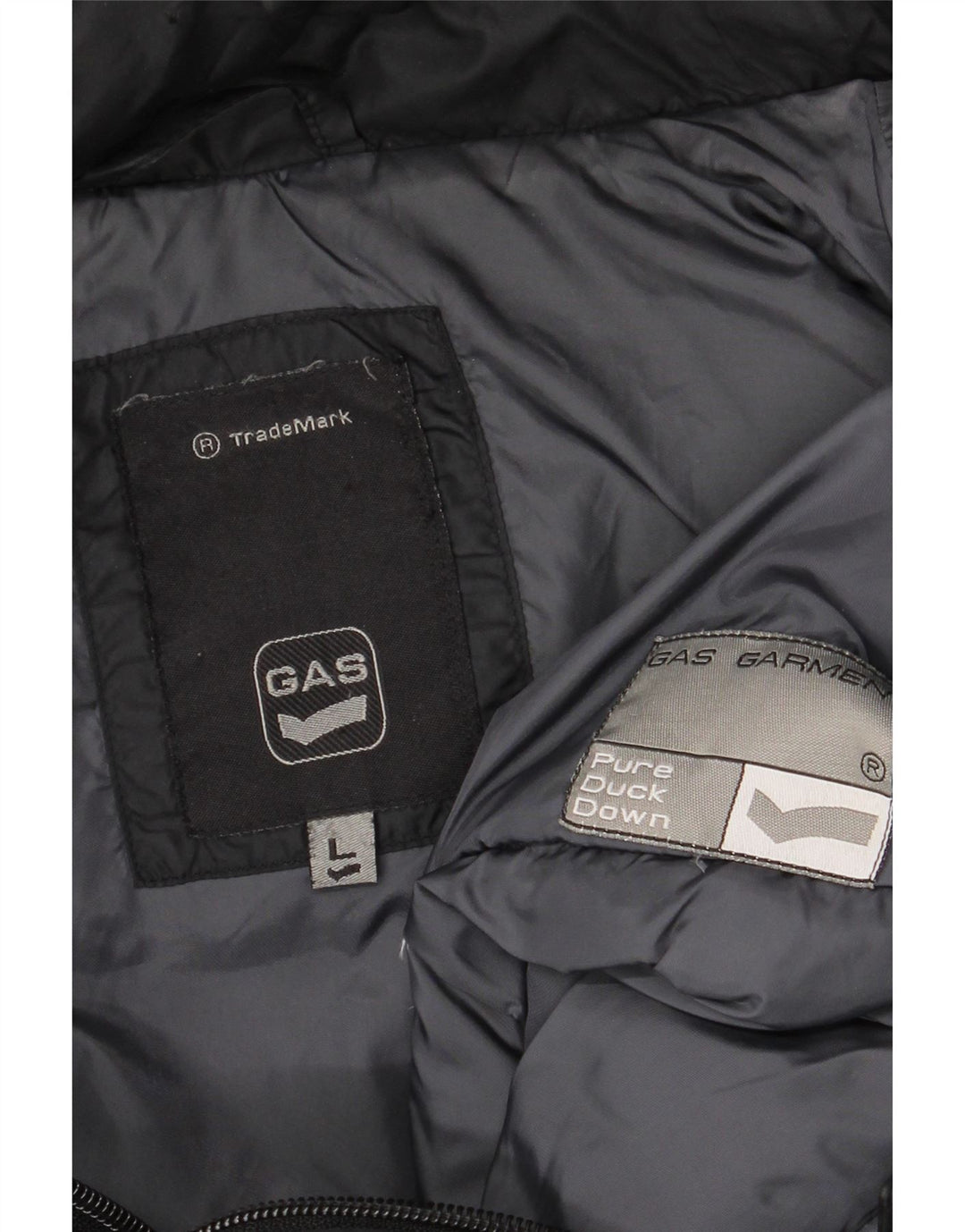 Gas Veste matelassée à capuche pour homme UK 40 Large Noir