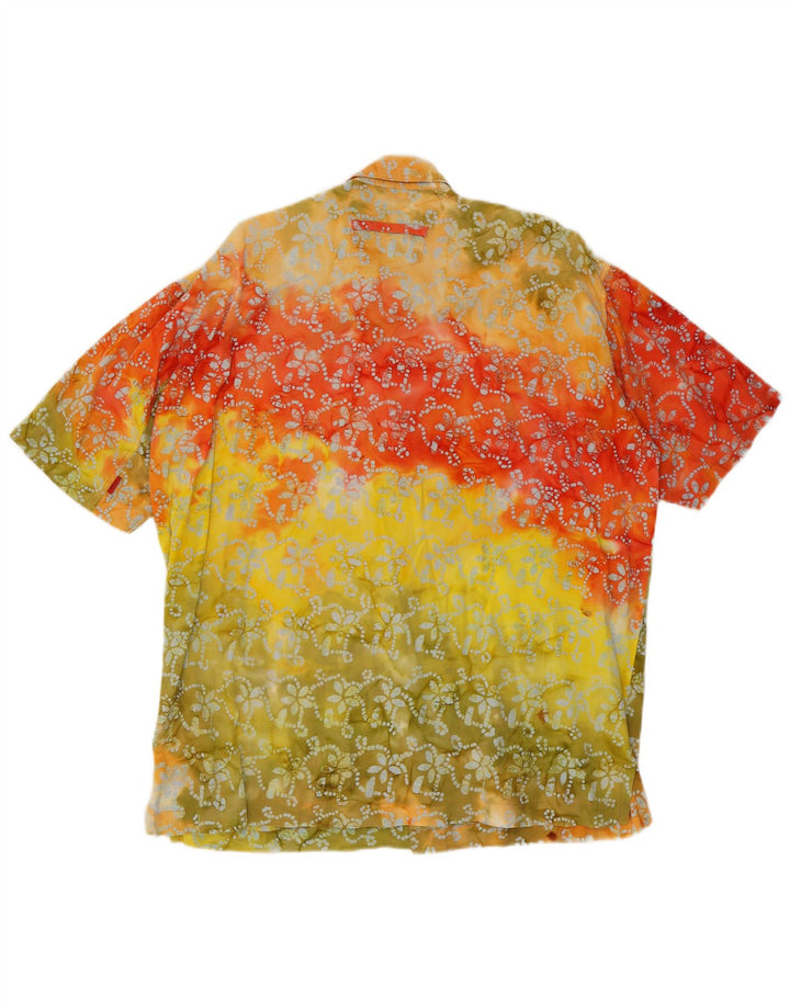 SIGNUM Chemise à Manches Courtes Homme Medium Multicolore Floral