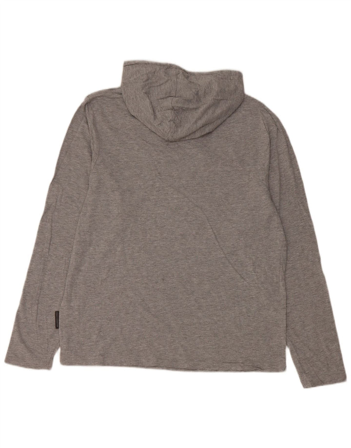 French Connection Sweat-Shirt Regular Fit Homme Gris Moyen Coton