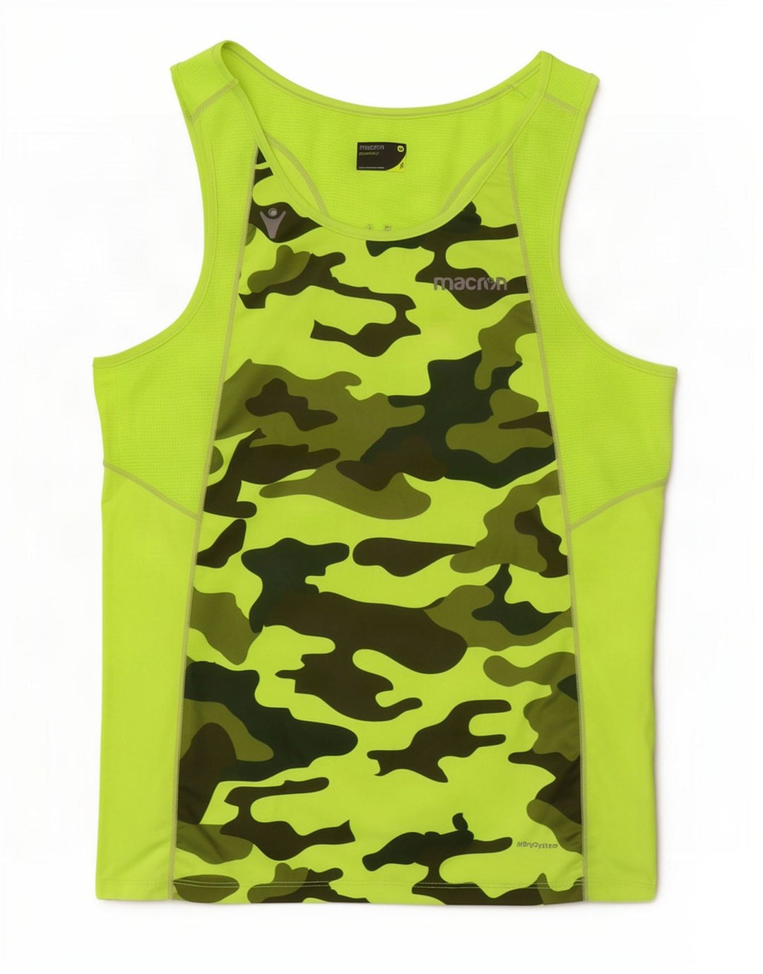 Macron Débardeur Homme Vert Moyen Camouflage