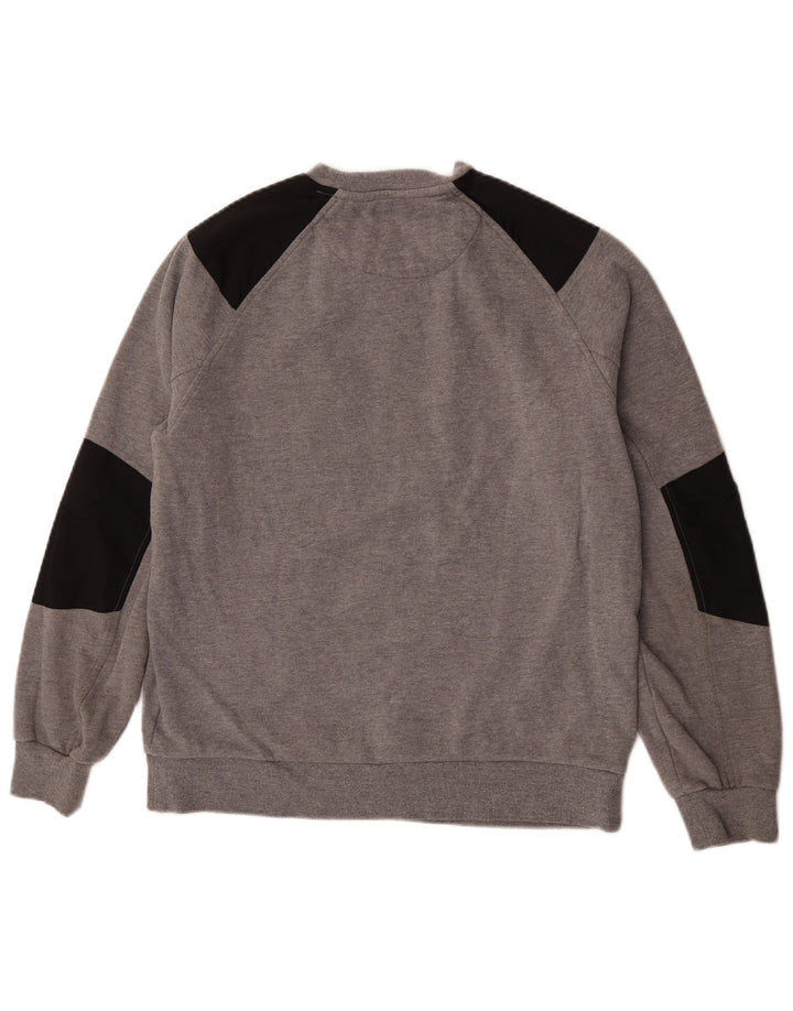 Dkny Sweat-Shirt Homme Gris Moyen Colorblock Coton