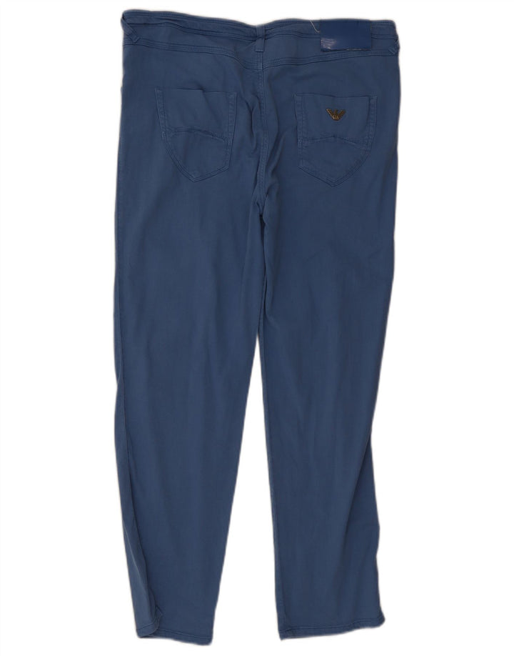 Armani Femme Jean Court W31 L26 Bleu Modal