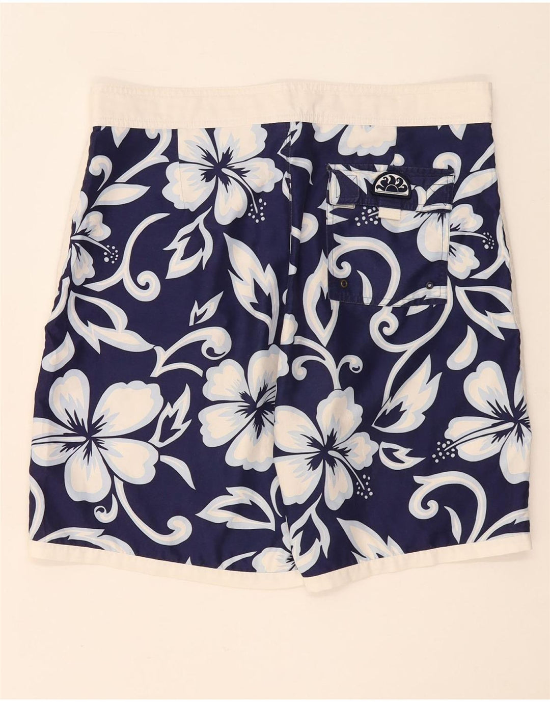 Sundek Short de Bain Homme Grand Bleu Marine Floral Polyester