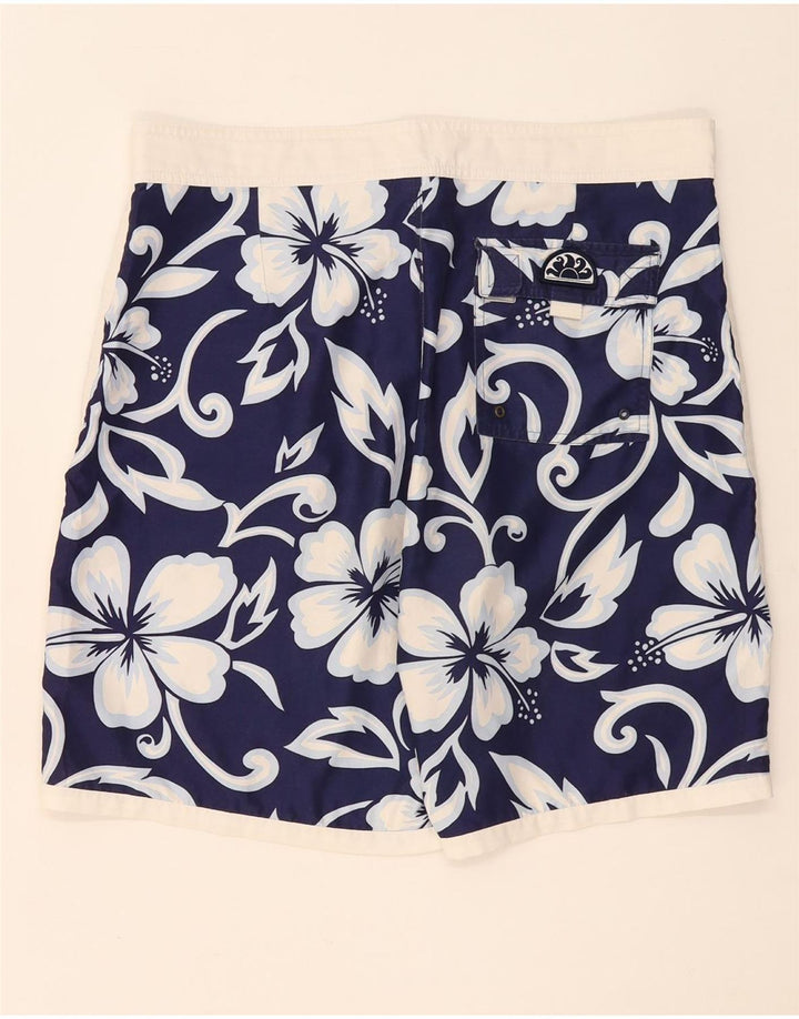 Sundek Short de Bain Homme Grand Bleu Marine Floral Polyester