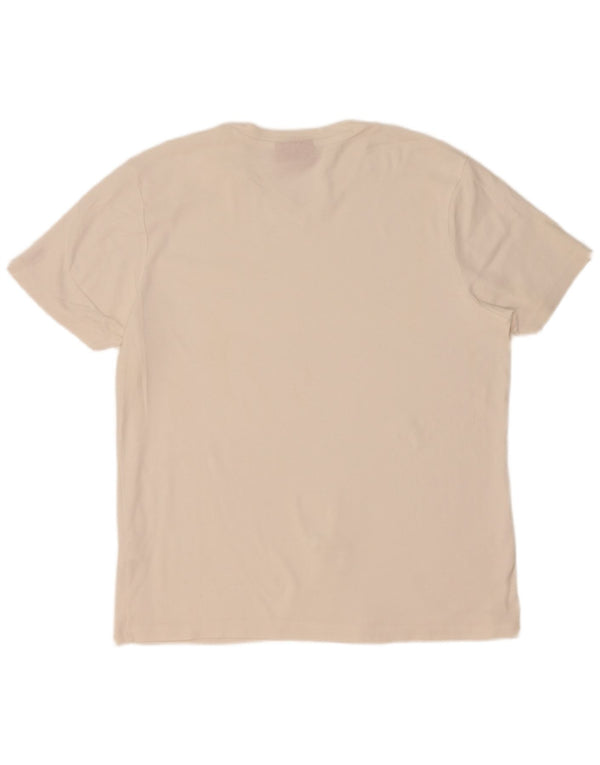 Hugo Boss Homme T-Shirt Top XL Blanc Coton