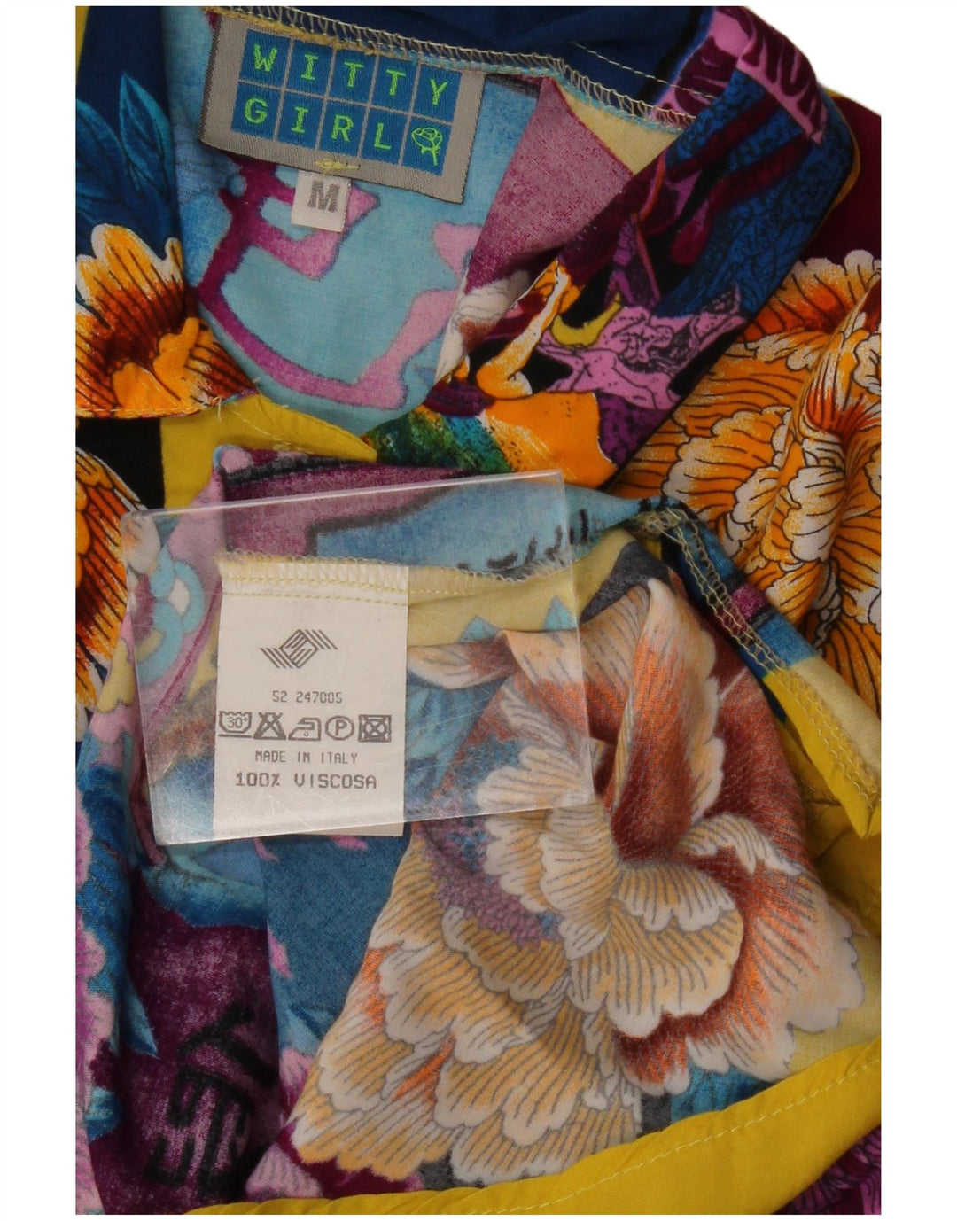 WITTY GIRL Chemisier surdimensionné pour femme UK 14 Medium Multicolore Floral