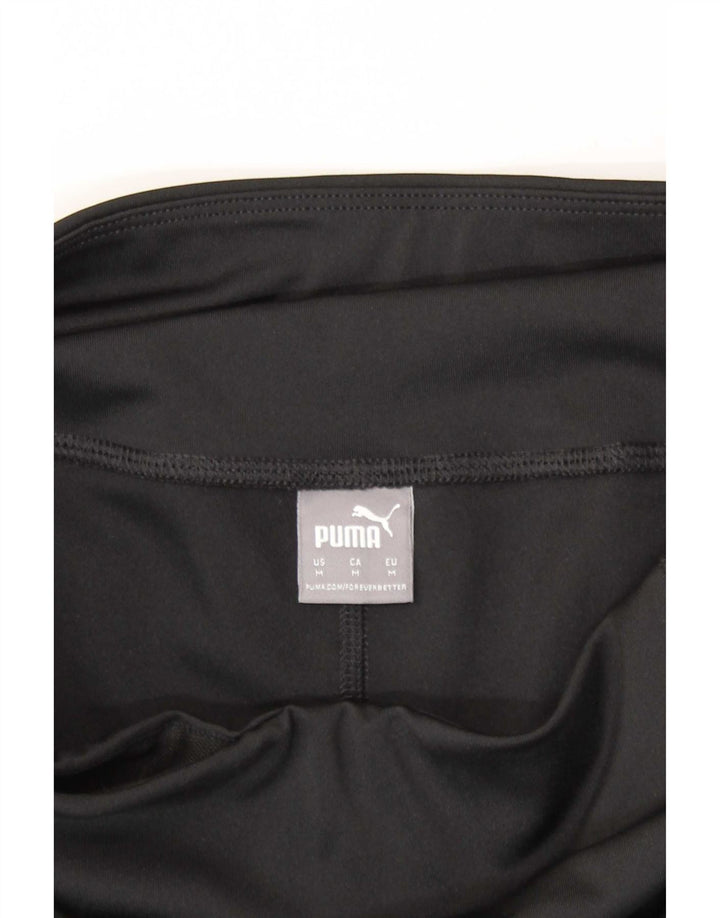 Puma Leggings pour femme UK 42 Medium Noir Géométrique