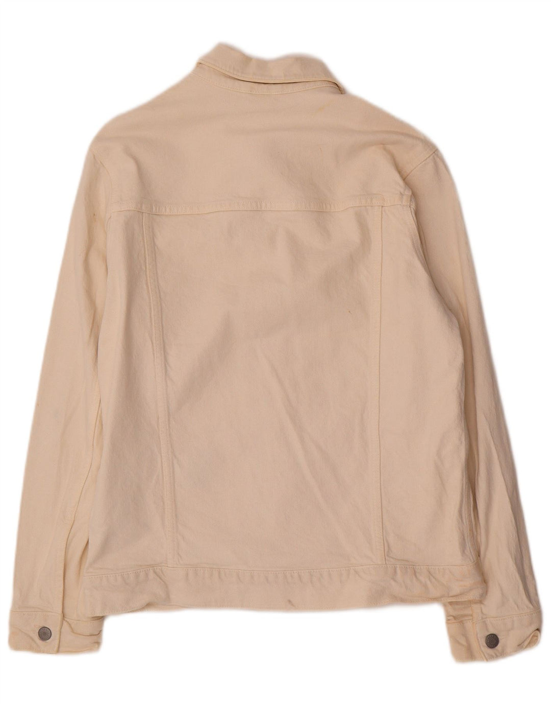 Zara Veste en jean pour homme UK 38 Lyocell beige moyen