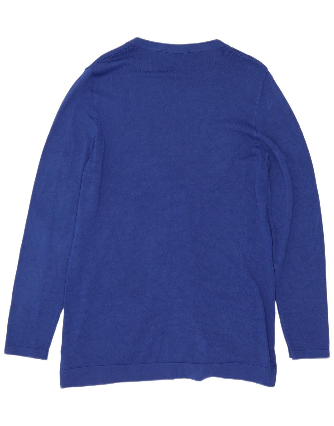 Marks & Spencer Pull cardigan coupe régulière pour femme UK 14 Bleu moyen