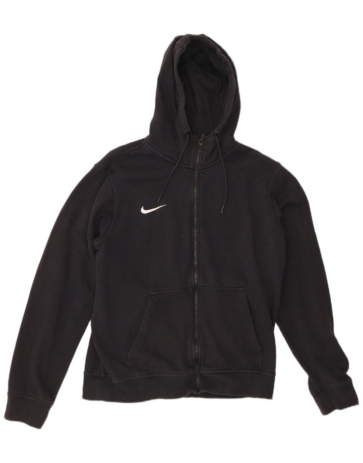 NIKE Pull à capuche zippé pour homme Noir moyen
