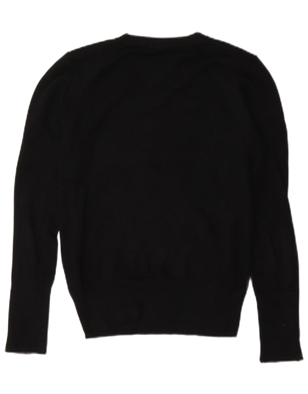 Zara Pull ras du cou pour femme UK 14 Medium Noir Viscose