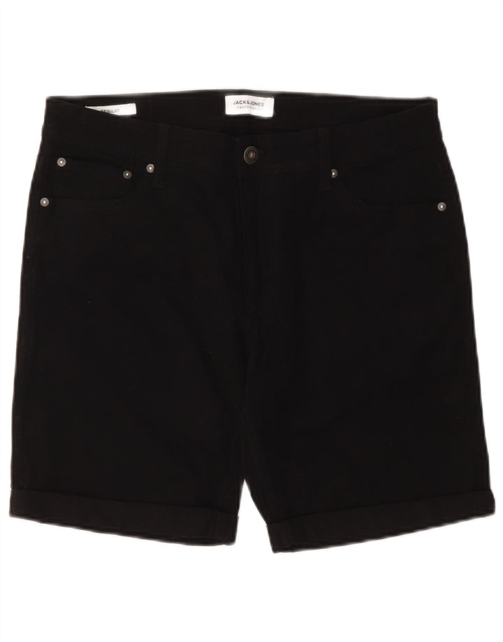 Jack & Jones Short décontracté régulier pour homme Medium W32 Noir Coton