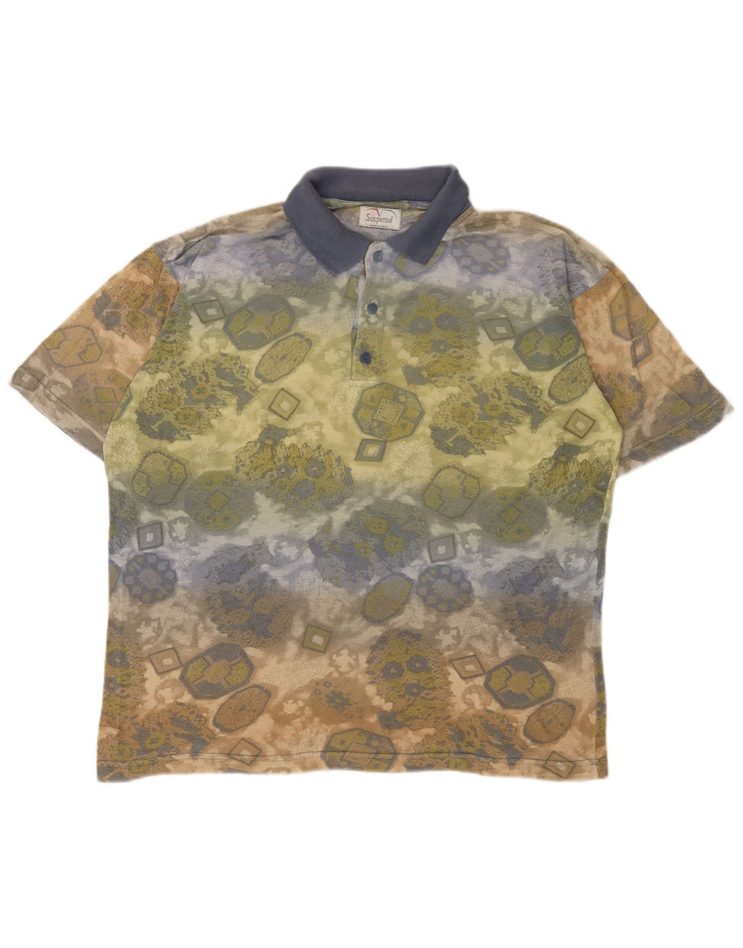 Suspense Polo Homme Grand Multicolore Géométrique