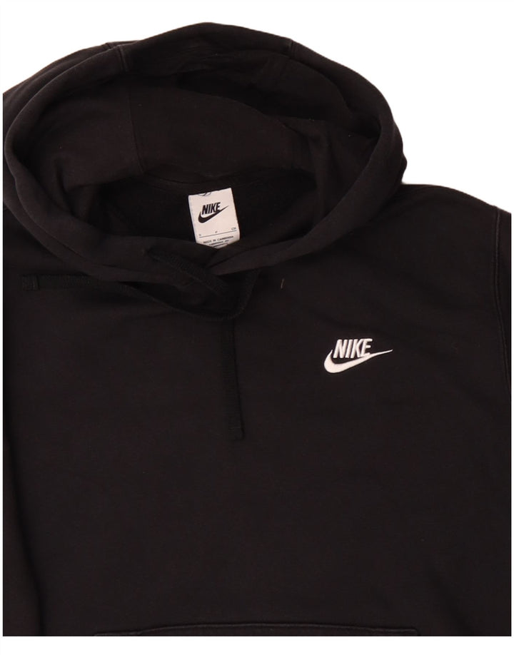 Nike Pull à capuche pour homme Petit coton noir