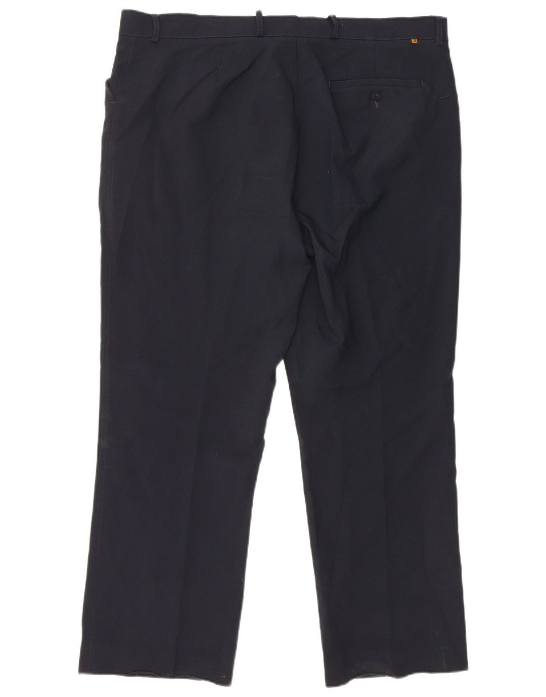 Farah Pantalon décontracté droit pour homme W40 L29 Bleu marine Polyester