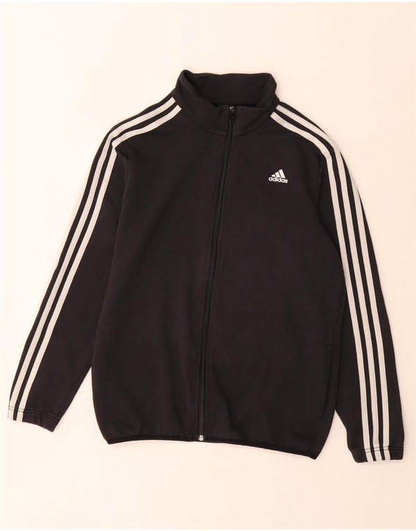 Veste de survêtement Adidas Fille 13-14 ans Noir Coton