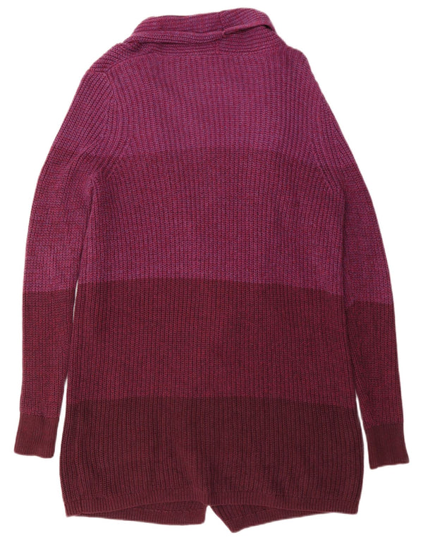 Gap Cardigan long surdimensionné pour femme UK 10 Petit Bordeaux