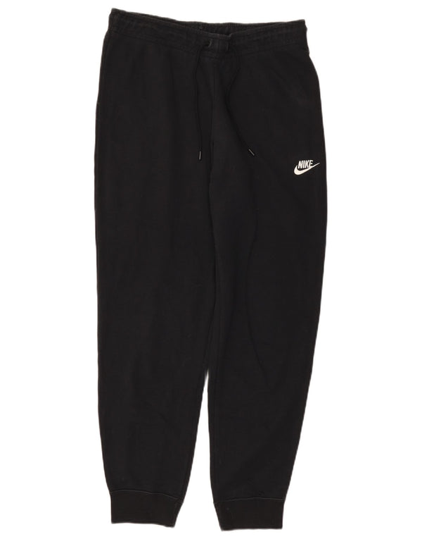 Nike Pantalon de survêtement pour femme en coton noir moyen UK 14