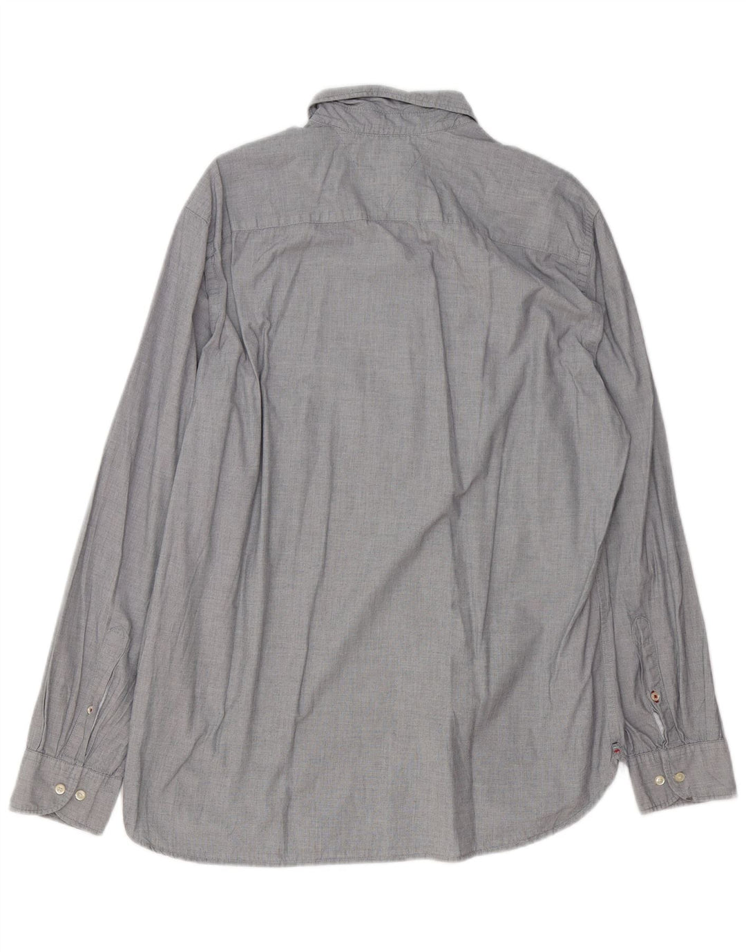 TOMMY HILFIGER Chemise Regular Fit Homme Gris Coton