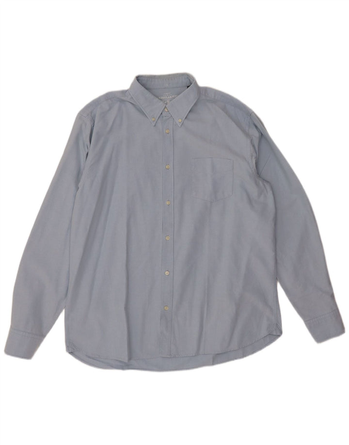 OVS Chemise coupe classique délavée par le soleil pour homme 2XL Bleu