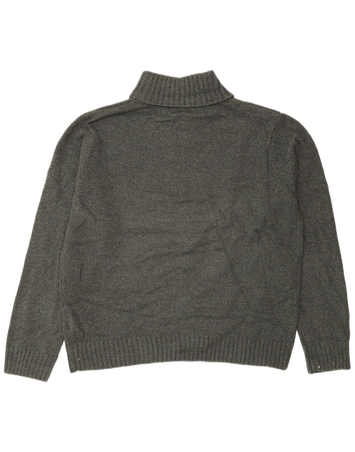 Marks & Spencer Pull col roulé pour homme en acrylique vert Taille L