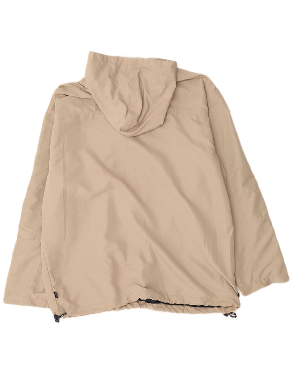 Umbro Veste de pluie à capuche pour homme UK 42 XL Beige Polyester
