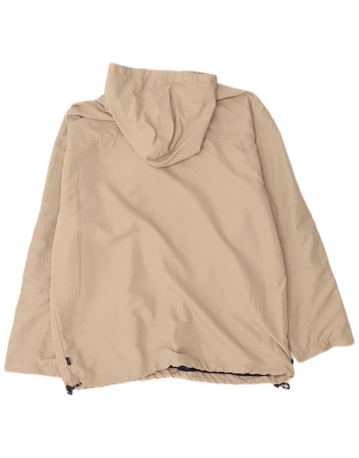 Umbro Veste de pluie à capuche pour homme UK 42 XL Beige Polyester