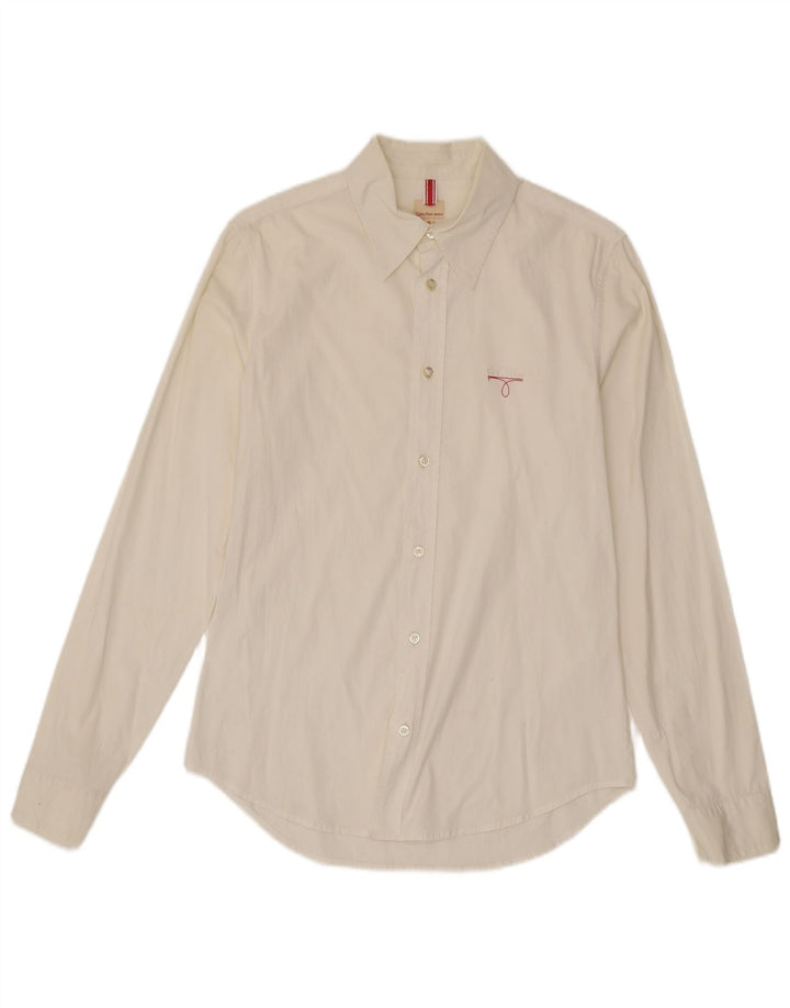 Calvin Klein Jeans Chemise Homme Petit Blanc