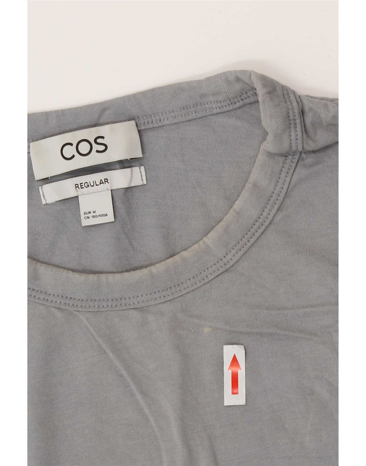 Cos T-Shirt Regular Homme Gris Moyen