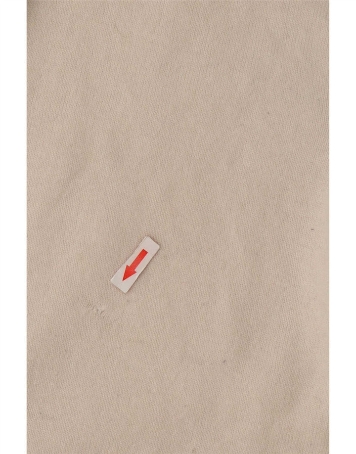 Massimo Dutti Pull col roulé pour femme UK 16 Grande laine beige
