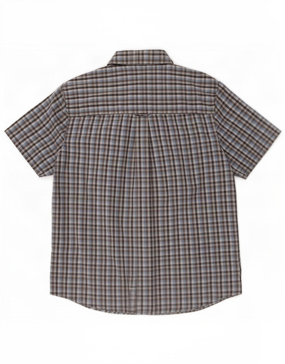 Chaps Chemise à manches courtes pour homme facile d'entretien en coton vichy multicolore