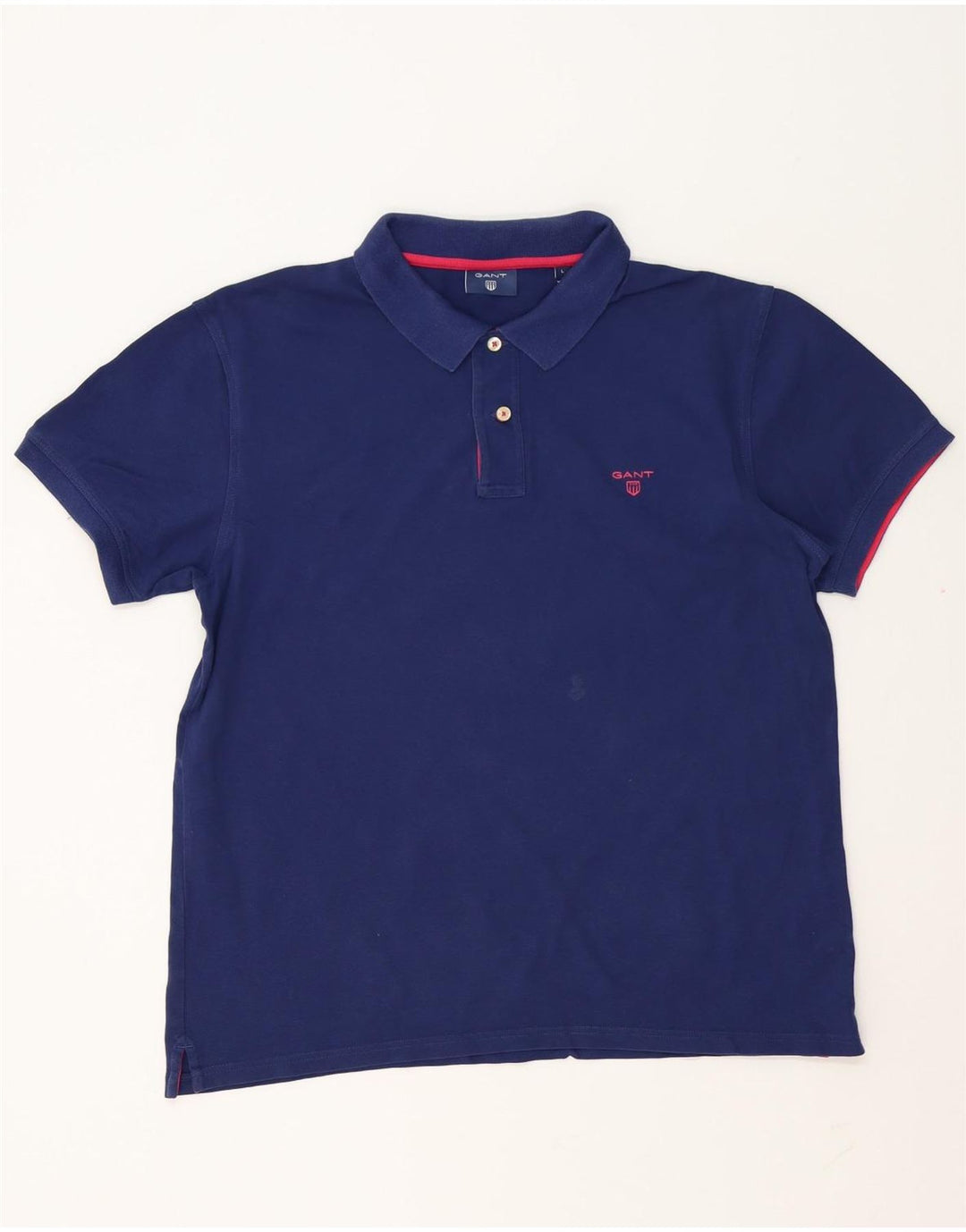 Gant Polo Homme Grand Bleu Marine Coton