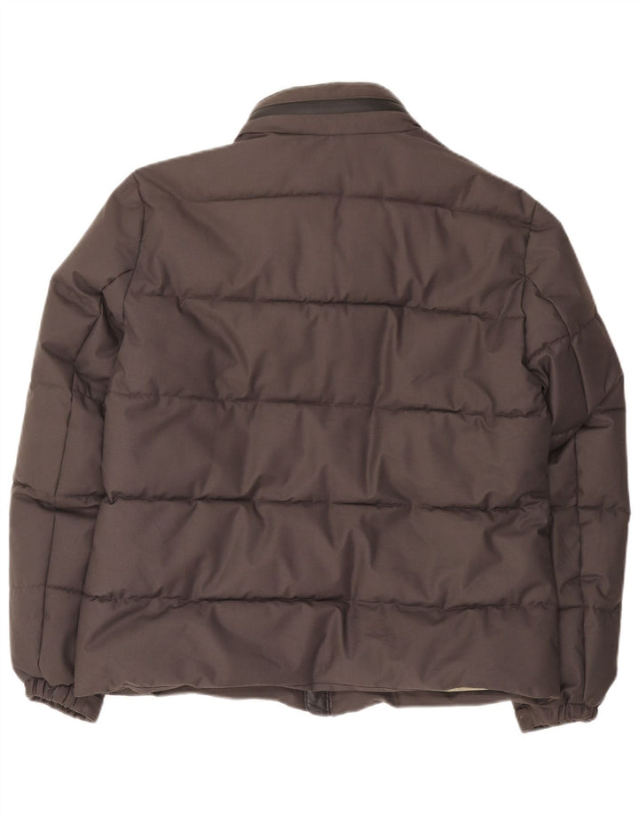 Armata Di Mare Veste matelassée à capuche pour homme UK 40 Large Gris Polyester