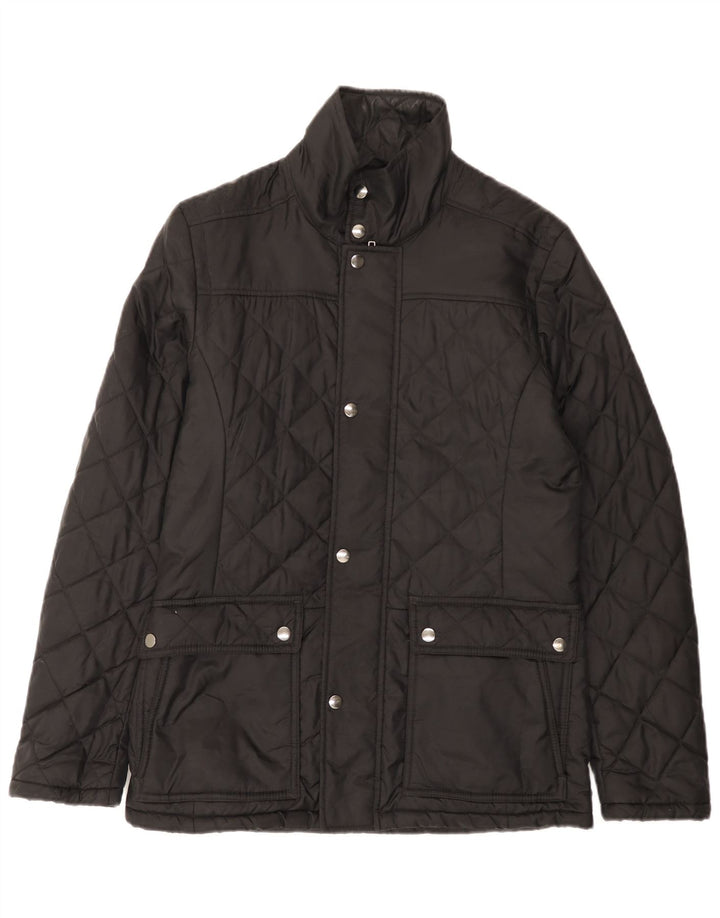 Reiss Veste matelassée pour homme UK 36 Small Noir Nylon