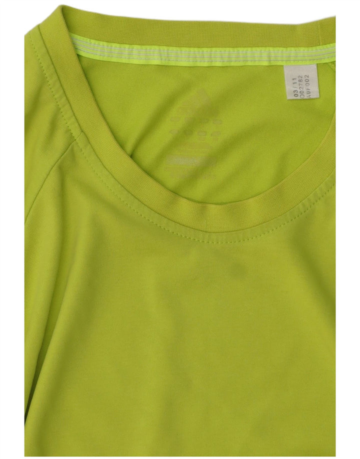 ADIDAS T-shirt Climalite pour hommes, grand vert