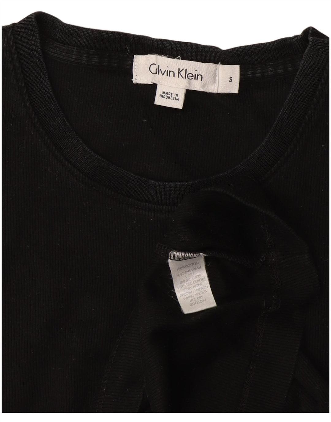 Calvin Klein T-Shirt Homme Petit Noir Coton
