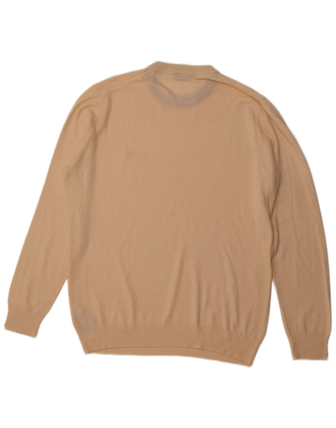 GUESS Pull à col rond pour homme UK 44 2XL Beige Polyamide
