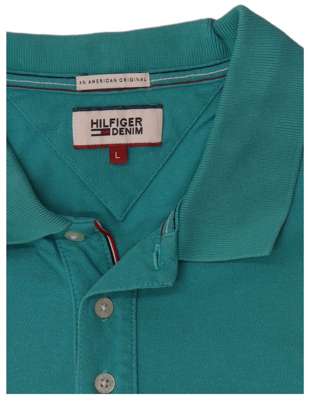 Tommy Hilfiger Polo Homme Grand Turquoise