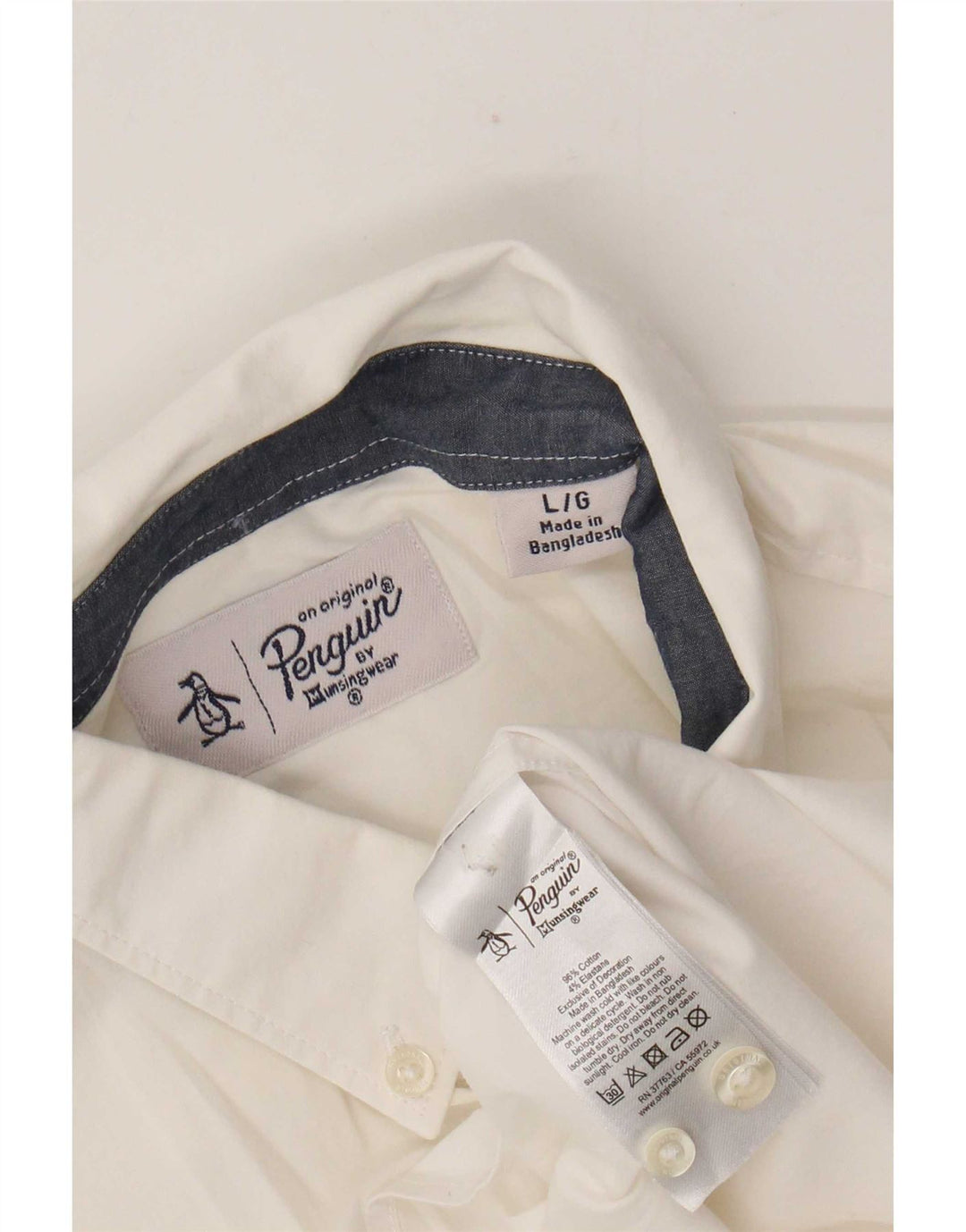 Penguin Chemise Homme Grand Blanc Coton