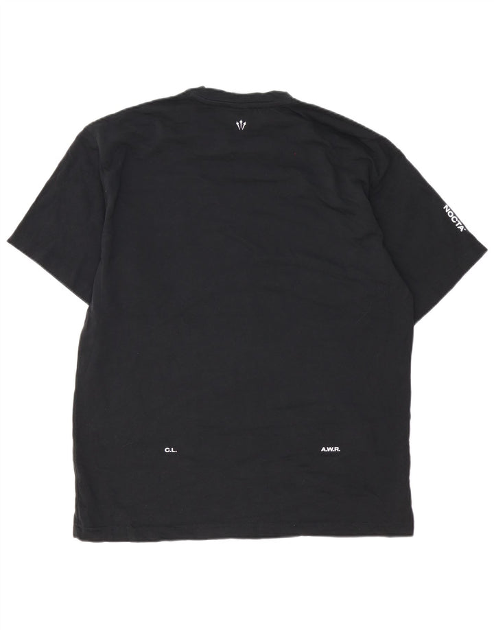 Nike T-shirt graphique pour homme en coton noir Taille L