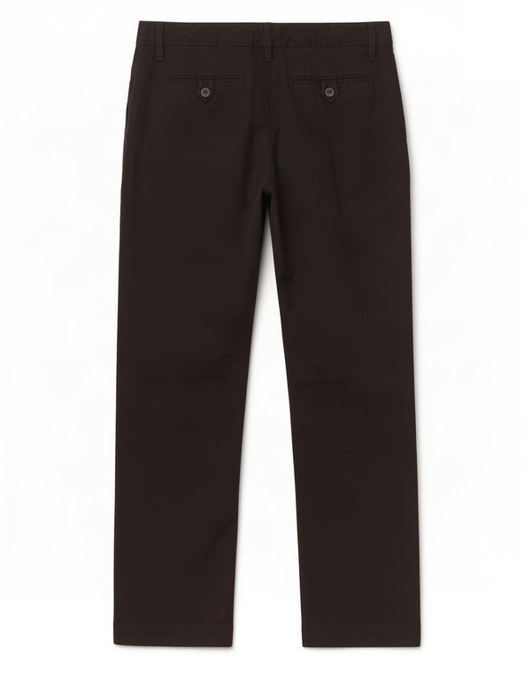 Massimo Dutti Pantalon Chino Droit Femme EU 38 Small W28 L29 Noir