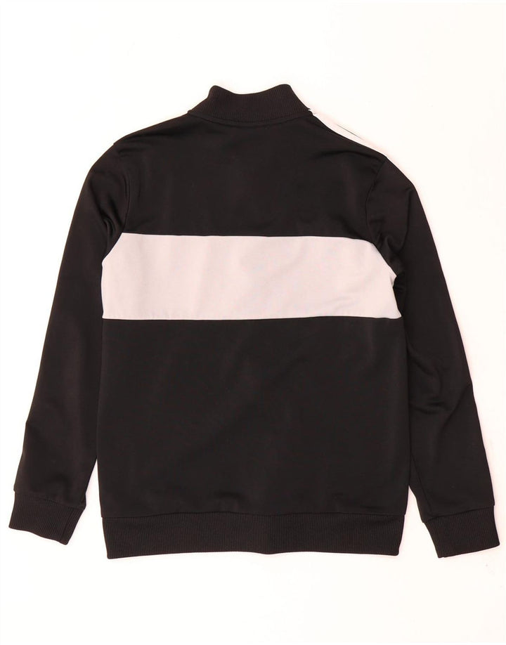 Adidas Veste de survêtement pour garçon 11-12 ans Noir Colorblock Polyester