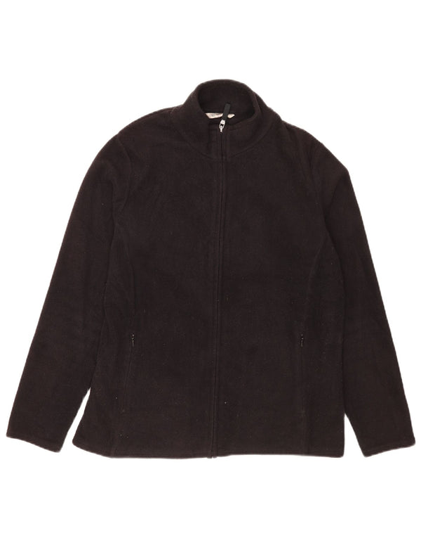 Marks & Spencer Veste polaire pour femme UK 16 Large Noir Polyester