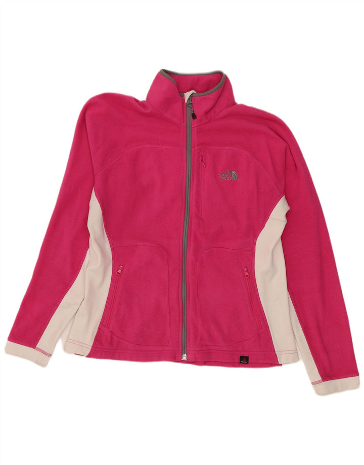 The North Face Veste polaire pour femme UK 16 Large Rose Colourblock Polyester